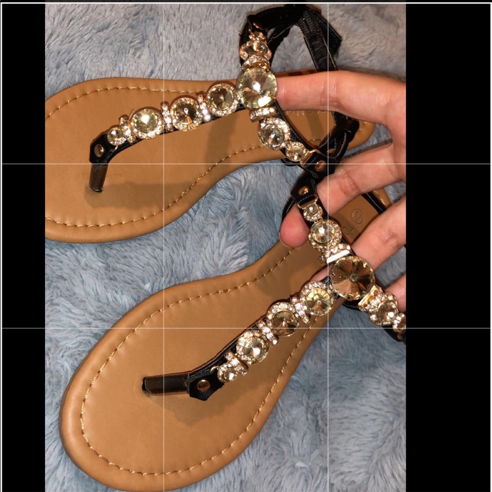 Rhinestone Sandals